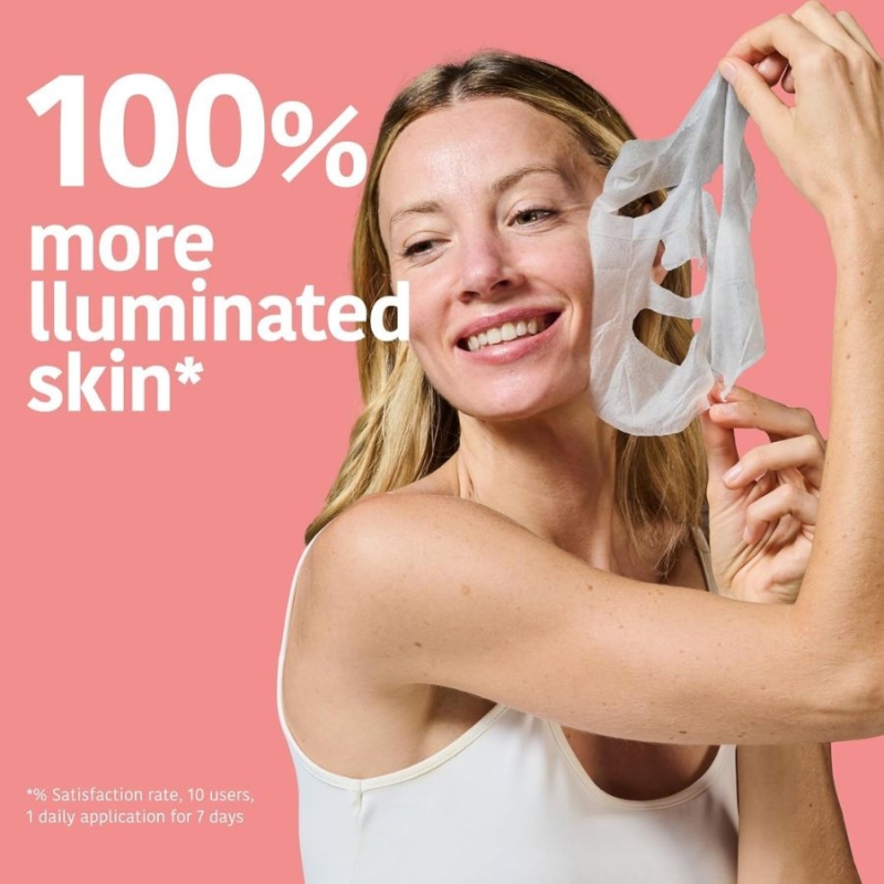 Антиоксидантна маска за лице с Витамин C Iroha Brightening Tissue Mask with Vitamin C + HA — 3