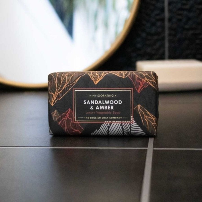 Луксозен сапун със Сандалово дърво и Амбър The English Soap Company Radiant Sandalwood and Amber Soap 190g — 5