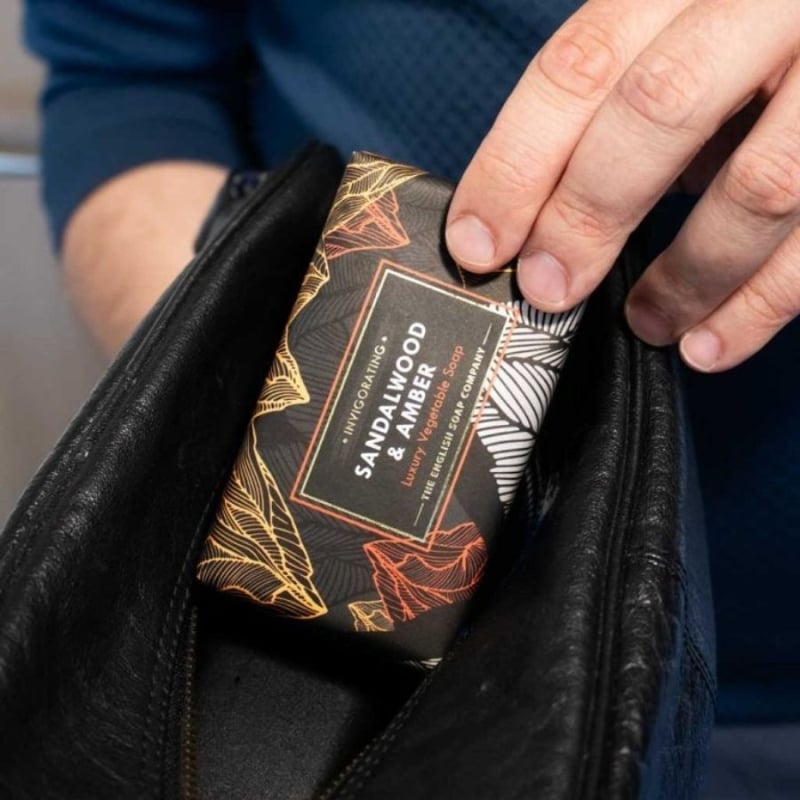 Луксозен сапун със Сандалово дърво и Амбър The English Soap Company Radiant Sandalwood and Amber Soap 190g — 6