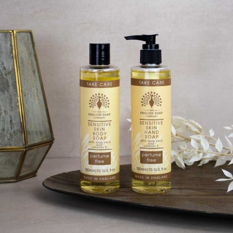 Душ гел за чувствителна кожа The English Soap Company Take Care Sensitive Skin Body Soap 300ml — 4
