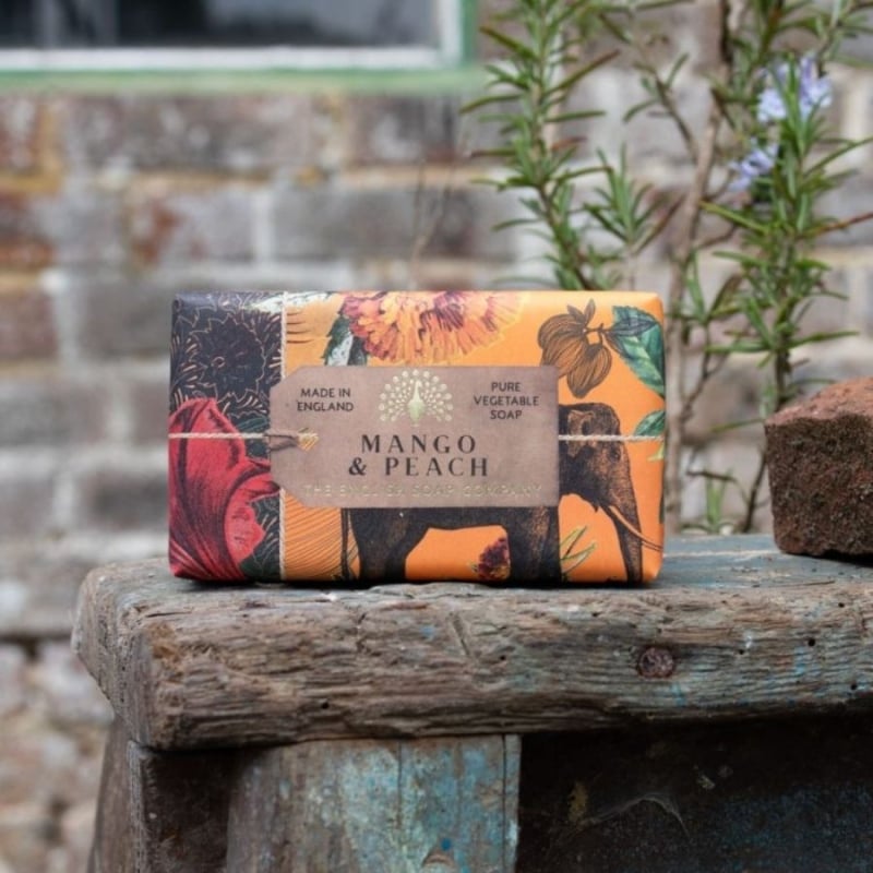 Луксозен растителен сапун с Манго и Праскова The English Soap Company Mango & Peach Luxury Vegetable Soap 190g — 6