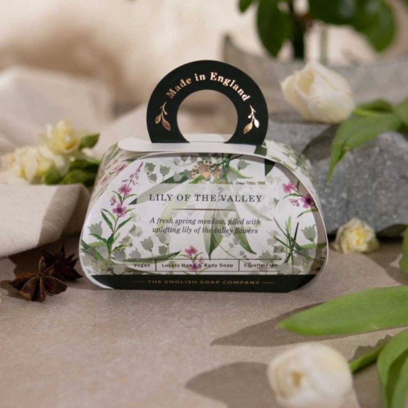 Луксозен сапун с Момина сълза The English Soap Company Lily of the Valley Large Gift Bath Soap 260g — 2