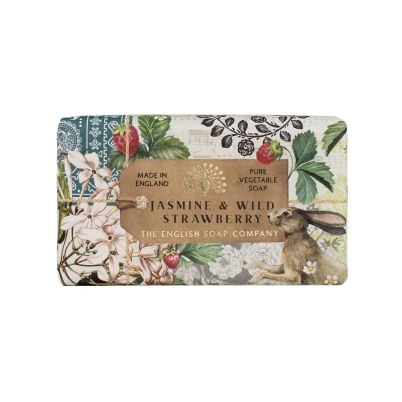 Луксозен сапун с Жасмин и Дива Ягода The English Soap Company Anniversary Jasmine and Wild Strawberry Soap 190g