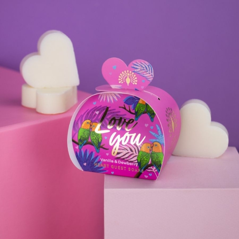 Мини сапуни The English Soap Company Love You Heart Guest Soaps 3 x 20 g — 3