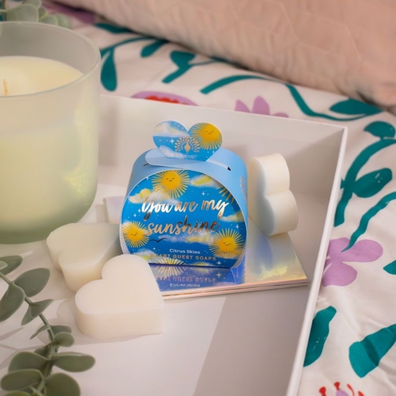 Мини сапуни The English Soap Company You Are My Sunshine Heart Guest Soaps 3 x 20 g — 3