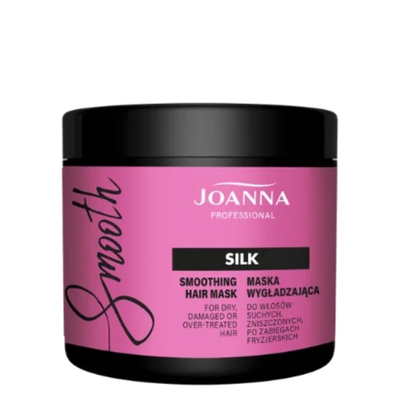 Подхранваща маска с копринени протеини за суха и увредена коса Joanna Professional Silk Smoothing Mask 500 ml