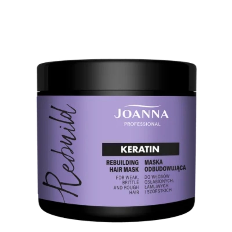 Възстановяваща маска с кератин за суха и увредена коса Joanna Professional Keratin Regenerating Mask 500 ml