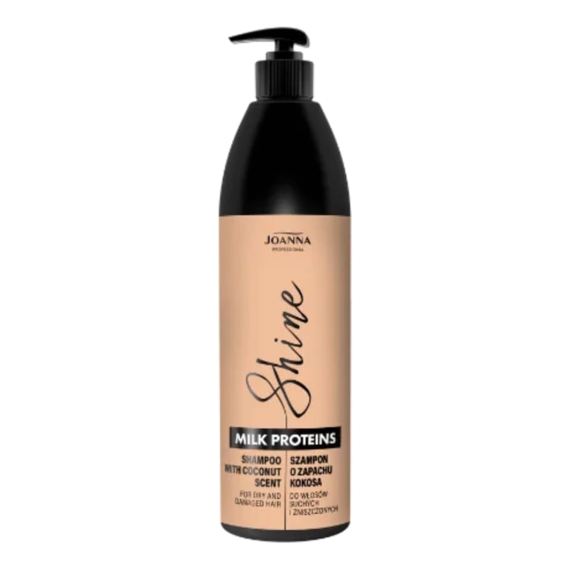 Хидратиращ шампоан с млечни протеини и кокос за суха и увредена коса Joanna Professional Milk Protein Coconut Shampoo 1000 ml