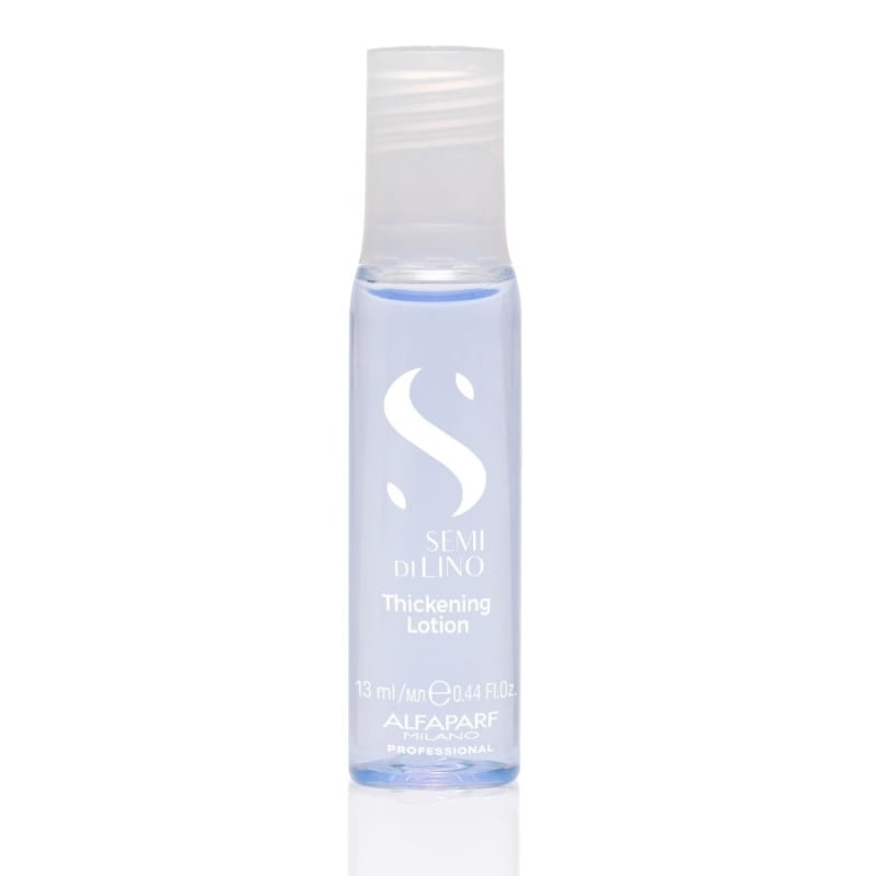 Уплътняваща ампула за тънка, изтъняла и зряла коса Alfaparf Semi di Lino Density Thickening Ampoule 13 ml