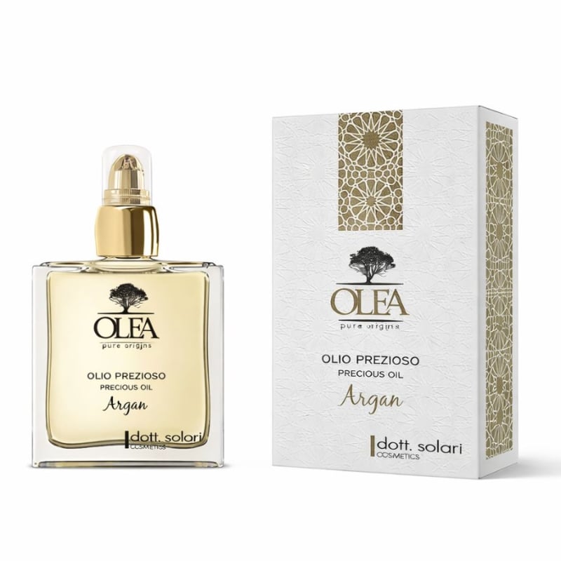 Подхранващо арганово олио за блясък, мекота и anti-frizz ефект Dott Solari Olio Prezioso Argan 100 ml
