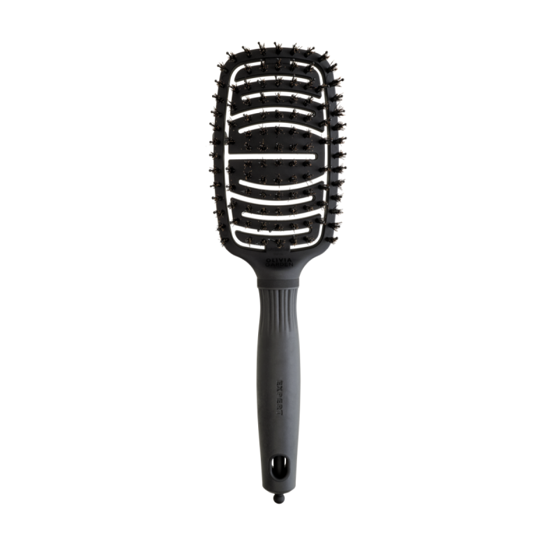 Четка за разресване Olivia Garden Expert Care Flex Boar & Nylon Bristles Black Label