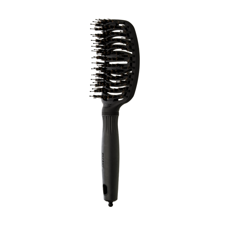 Четка за разресване Olivia Garden Expert Care Flex Boar & Nylon Bristles Black Label — 2
