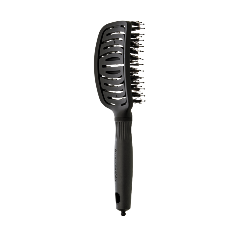 Четка за разресване Olivia Garden Expert Care Flex Boar & Nylon Bristles Black Label — 3