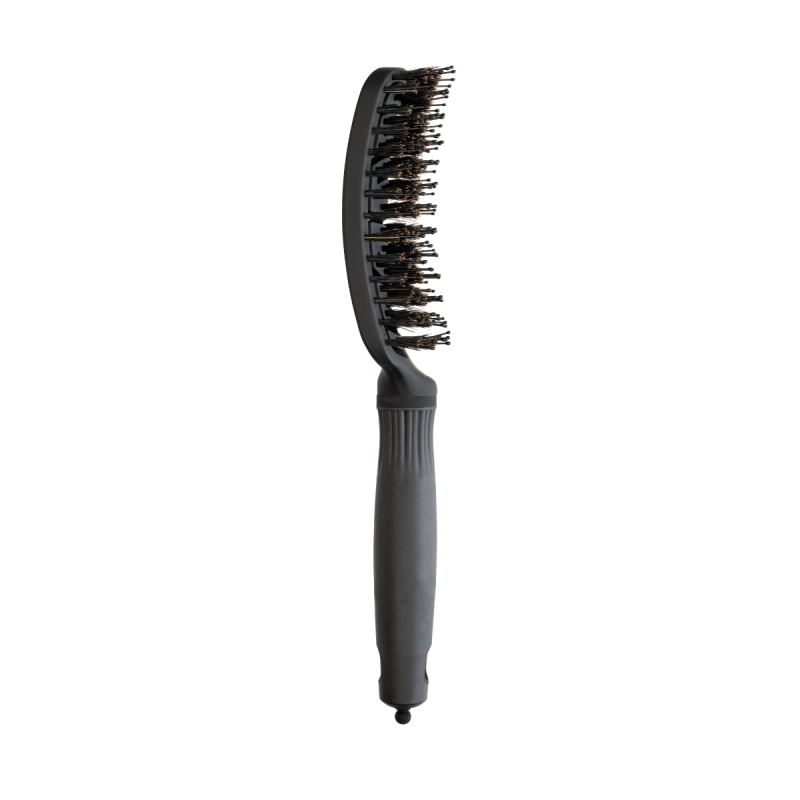 Четка за разресване Olivia Garden Expert Care Flex Boar & Nylon Bristles Black Label — 4