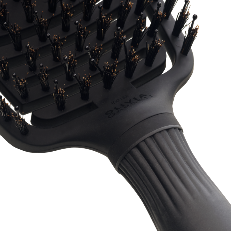 Четка за разресване Olivia Garden Expert Care Flex Boar & Nylon Bristles Black Label — 5