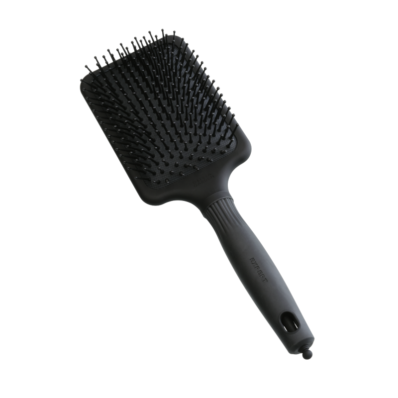 Четка за разресване Olivia Garden Expert Care Rectangular Nylon Bristles Black Label L — 4