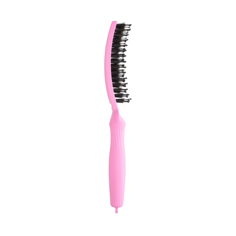 Четка за разресване със смесен косъм Olivia Garden Fingerbrush Think Pink 25 Pink Tokyo — 2