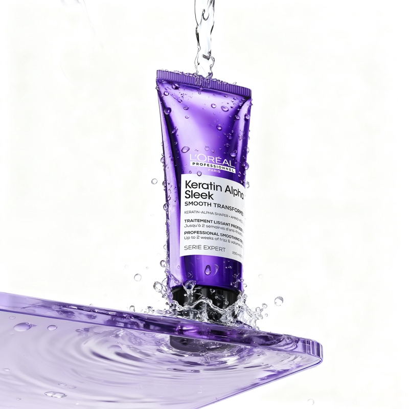 Изглаждаща грижа за коса L’Oréal Professionnel Keratin Alpha Sleek Smooth Transformer 200 ml — 9