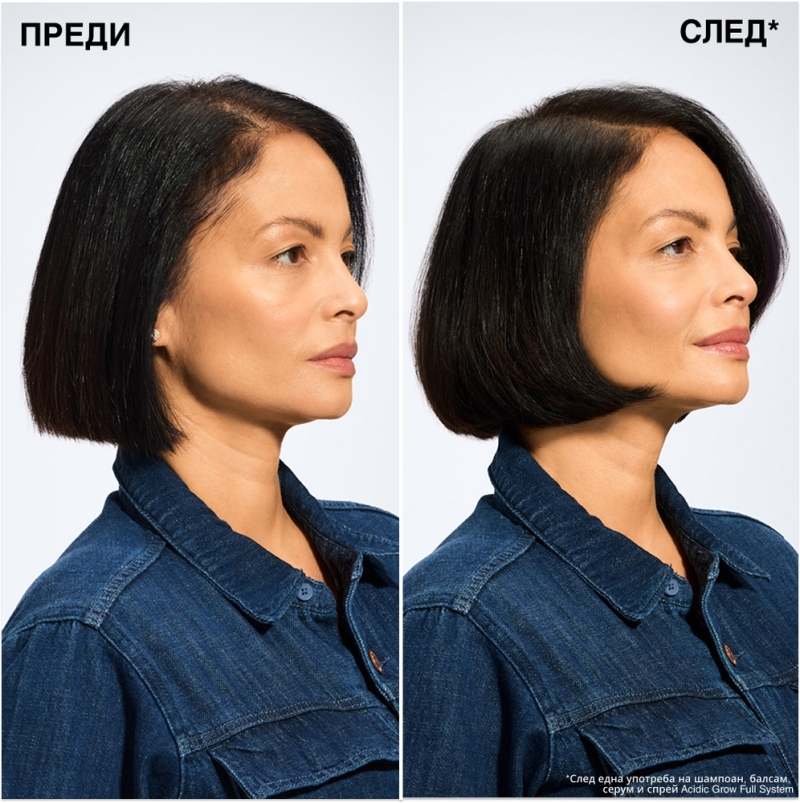 Спрей за плътност, обем в корените и термозащита до 230°C Redken Acidic Grow Full System Hair Spray 190 ml — 6