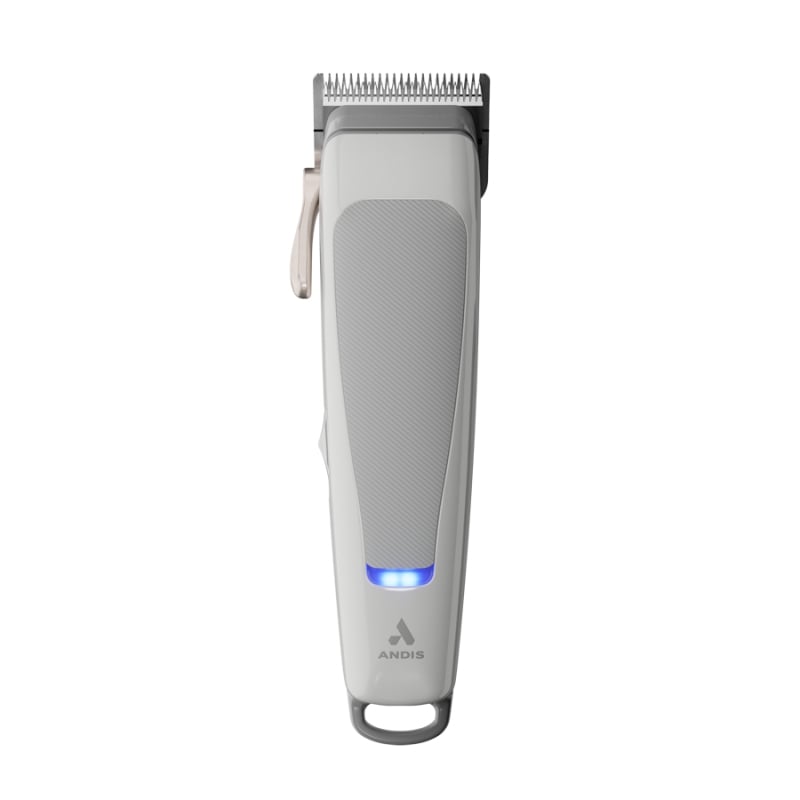 Професионална машинка за подстригване с taper нож и 12 магнитни гребена Andis reVITE Taper Blade Grey