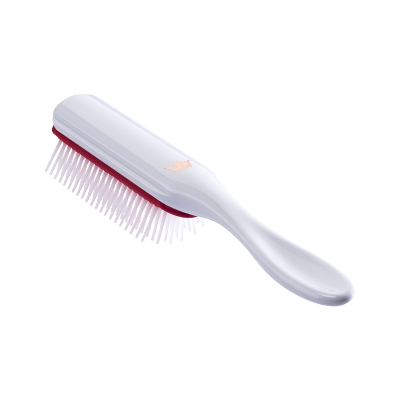 Четка за разресване, изглаждане и оформяне за плътна и гъста коса Denman D3 CROWN White — 2