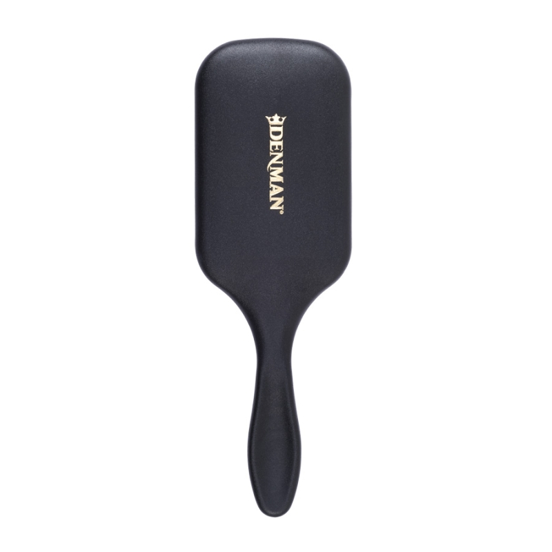 Четка за разресване, стайлинг и сушене на коса Denman Power Paddle Black D38 — 4