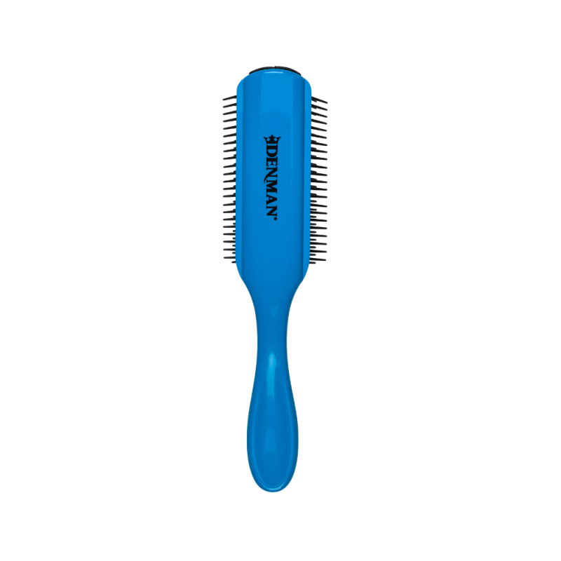 Четка за разресване, стилизиране и сушене с 9 реда зъбчета Denman D4 BLUE SANTORINI — 2