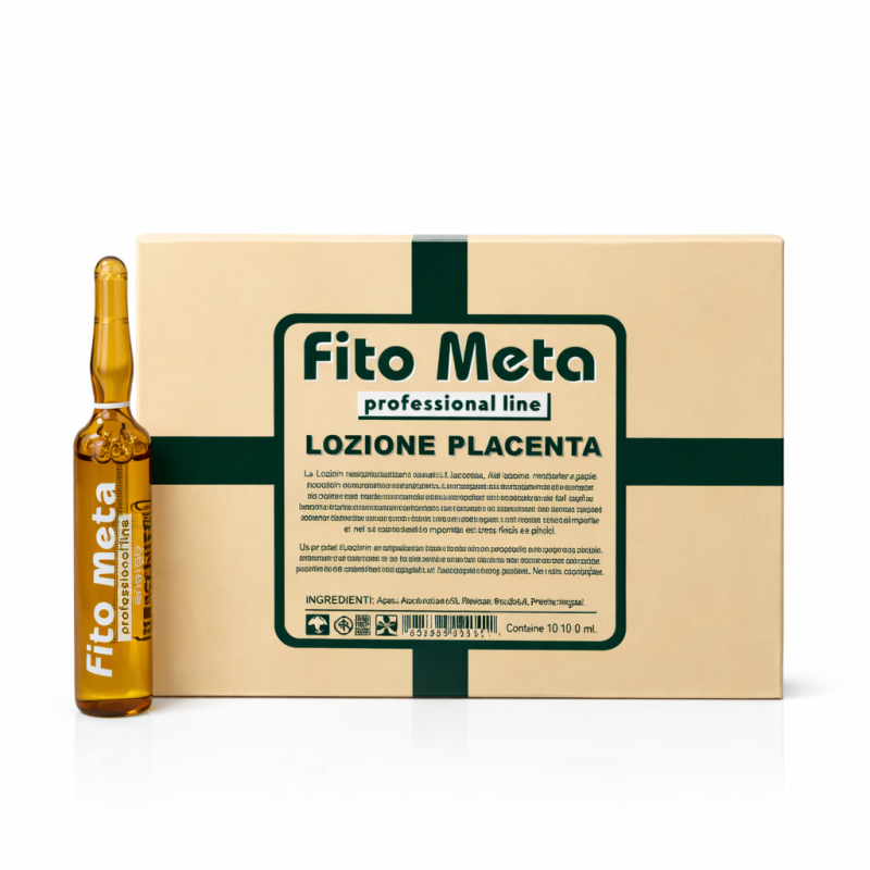 Лосион против косопад за стимулиране на растежа и укрепване на косата Alan Jey Fito Meta Placenta Lotion 10x10 ml