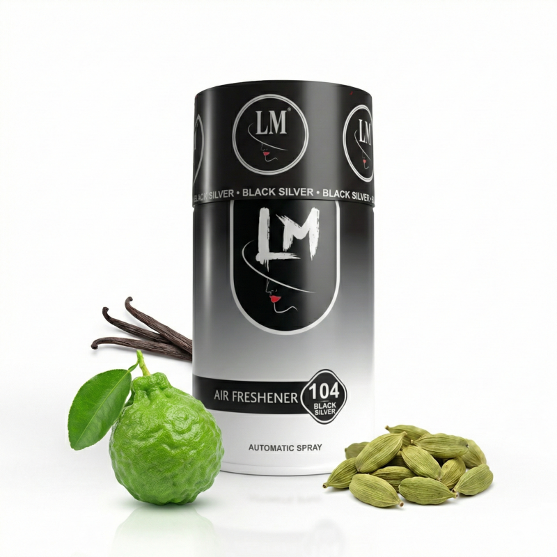 Освежител за въздух LM Black Silver 250ml 104 ( пълнител за електронен ароматизатор )