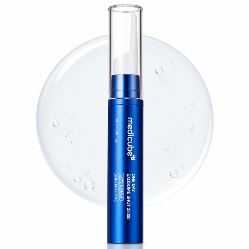 Стягащ серум за разширени пори и неравна текстура с екзозоми MEDICUBE One Day Exosome Shot Pore Ampoule 2500 31 ml
