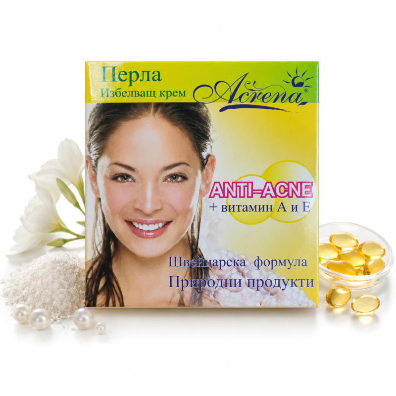 Избелващ крем за лице Acrena Anti-Acne Whitening Cream 4ml