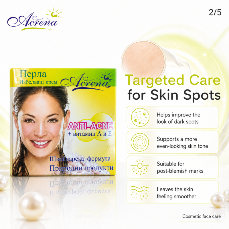 Избелващ крем за лице Acrena Anti-Acne Whitening Cream 4ml — 3