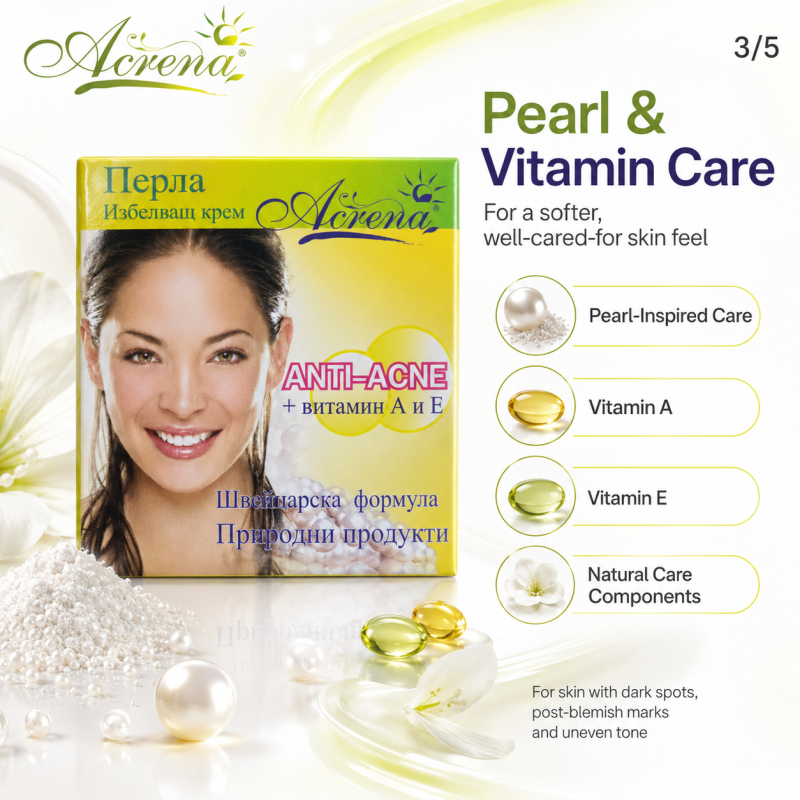 Избелващ крем за лице Acrena Anti-Acne Whitening Cream 4ml — 4