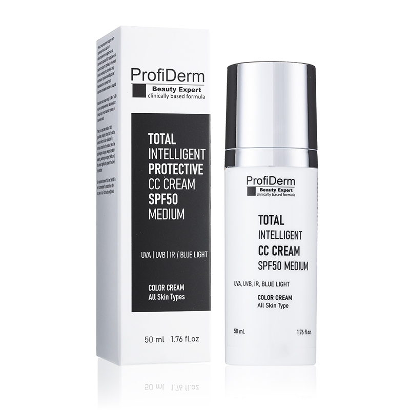 Защитен тониран крем Profiderm TIPI CC Cream SPF50 50 ml Medium — 2