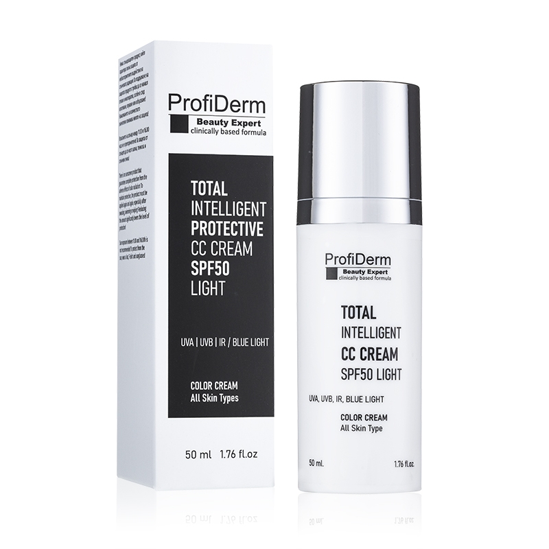Защитен тониран крем Profiderm TIPI CC Cream SPF50 50 ml Light — 2
