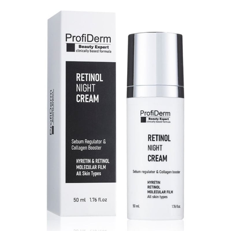 Нощен крем за лице с ретинол ProfiDerm Retinol Night Cream 50ml