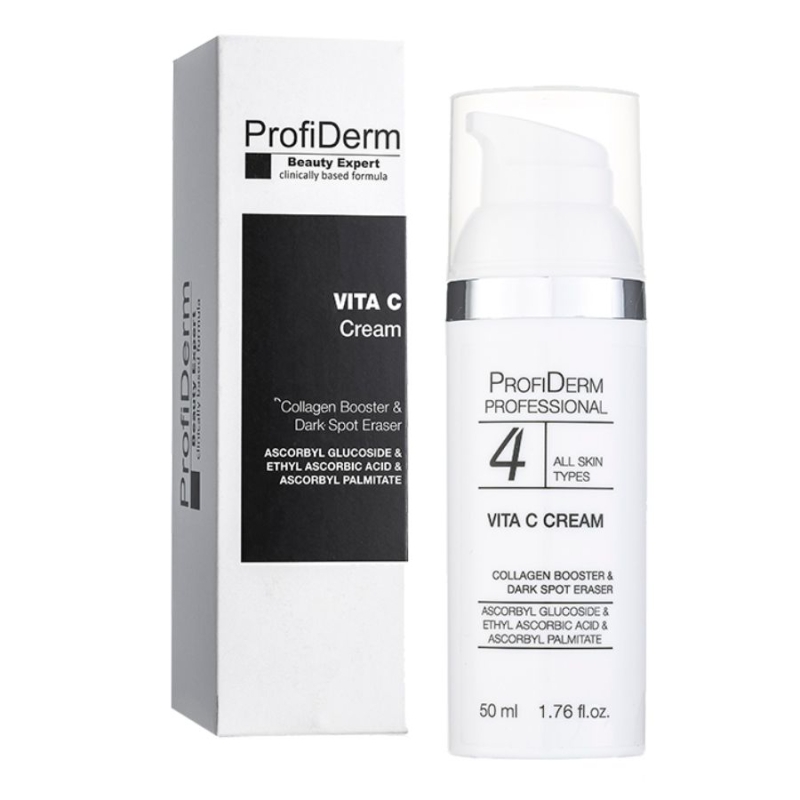 Крем за лице с 3 стабилизирани форми на витамин C ProfiDerm Vita C Cream 50ml