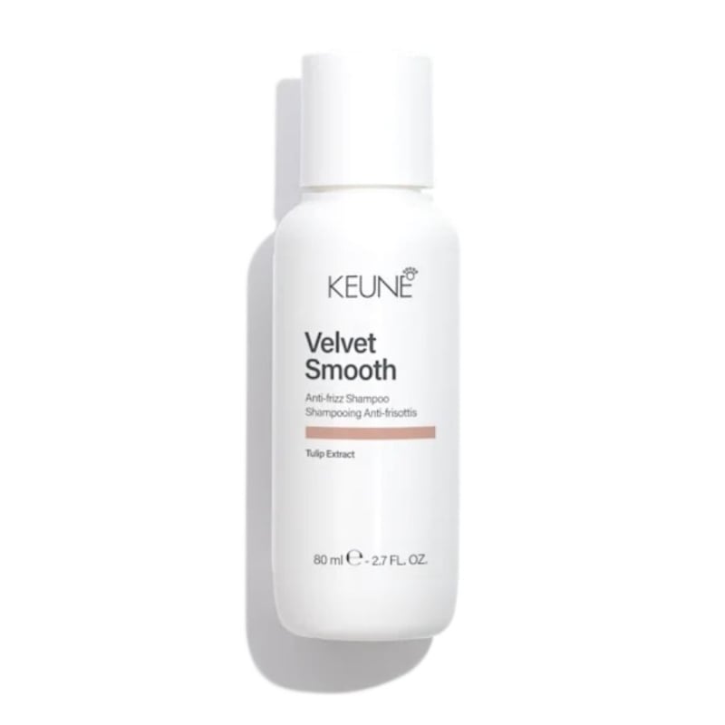 Изглаждащ шампоан против фриз за непокорна коса Keune Care Velvet Smooth Shampoo 80 ml