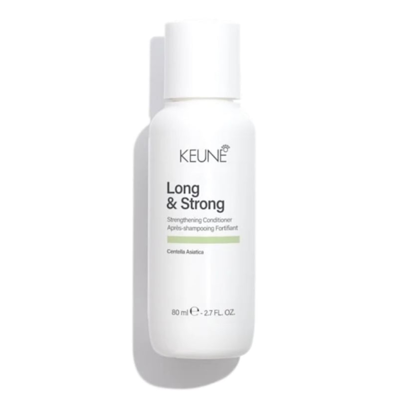 Укрепващ балсам против накъсване за растеж и плътност Keune Care Long & Strong Conditioner 80 ml