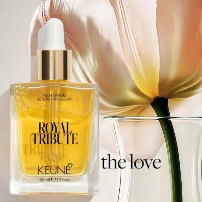 Луксозен изглаждащ серум за подхранване и блясък Keune The Royal Tribute Hair Serum 50 ml — 2