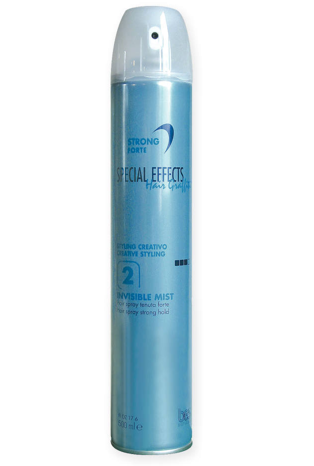 Лак за коса силна фиксация BES Special Effects Invisible Mist Strong Hold Hairspray 500ml