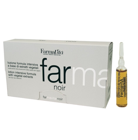 Ампули против пърхот и косопад с растителни екстракти Farmavita Noir Lotion With Vegetal Extracts 12Х8ml — 2