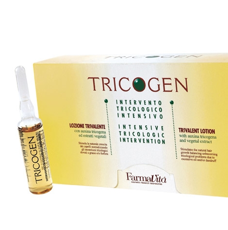 Ампули притв себорея, косопад и пърхот Farmavita Tricogen Intensive Trivalent Lotion 12Х8ml — 2