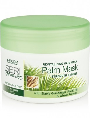 Интензивно ревитализираща маска с Палмово масло за всеки тип коса Farcom Seri Palm Mask 300ml — 2