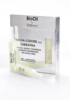 Ампули за изтощена коса с кератин, течни кристали и пантенол Biopharma Bio Oil Ampoules 5х15ml — 2