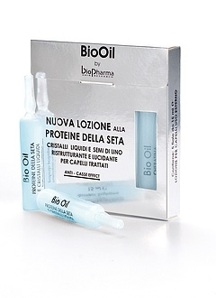 Ампули с протеини от коприна, течни кристали и ленено семе Biopharma Bio Oil Ampoules 5х15ml — 2