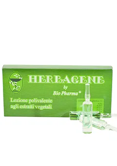 Ампули против пърхот, косопад и мазни корени Biopharma Herbagene 8X10ml — 2